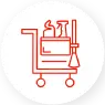 Cleaning cart icon