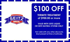 Seitz Brothers %100 Off Termite Treatment Coupon