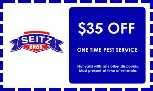 Seitz Brothers $35 Off  One-Time Pest Service Coupon