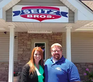 Seitz Bros experts standing in front of the company office in Tamaqua, PA